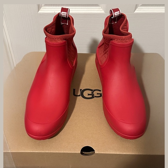 UGG Women's Chevonne Waterproof Chelsea Rainboots Size 11 - Picture 5 of 7